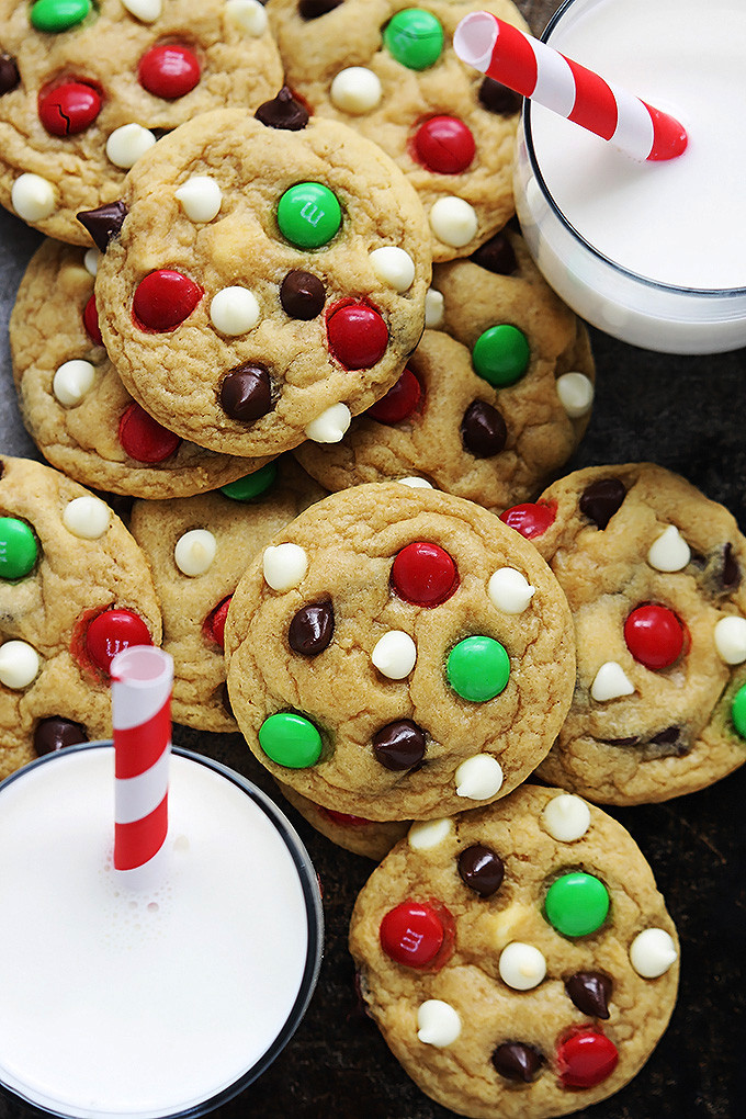 Choc Chip Christmas Cookies
 Santa s Cookies Double Chocolate Chip M&M Cookies