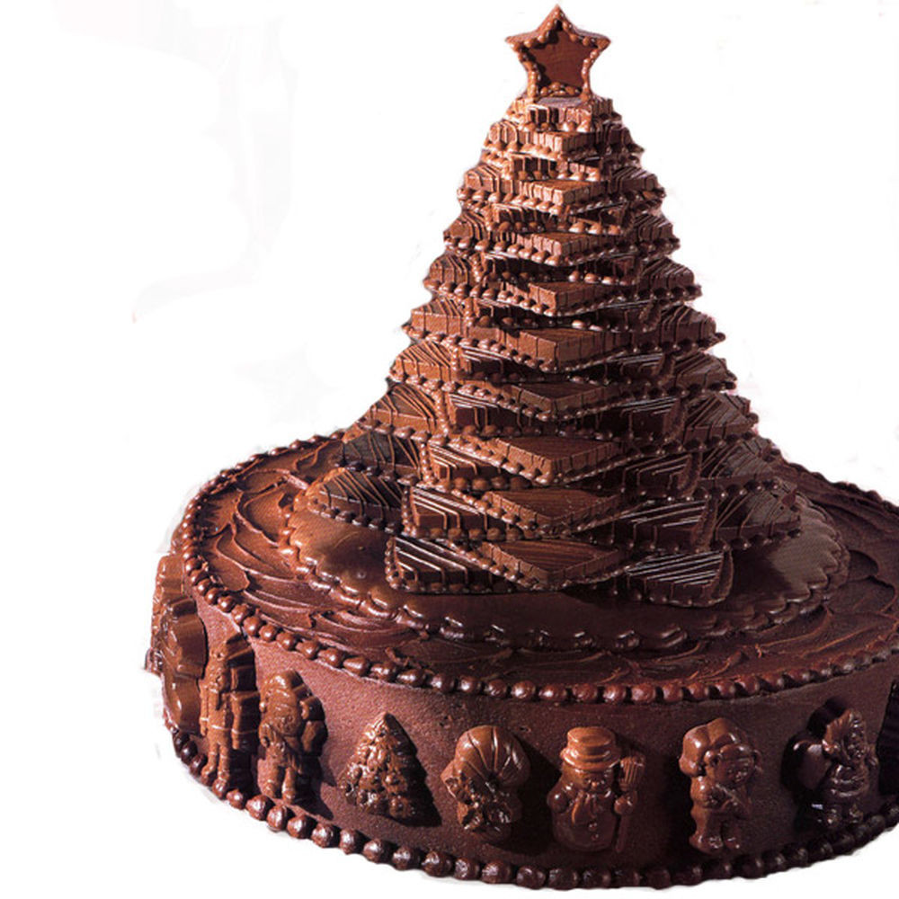 Chocolate Christmas Cake
 Chocolate Christmas Tree Cake