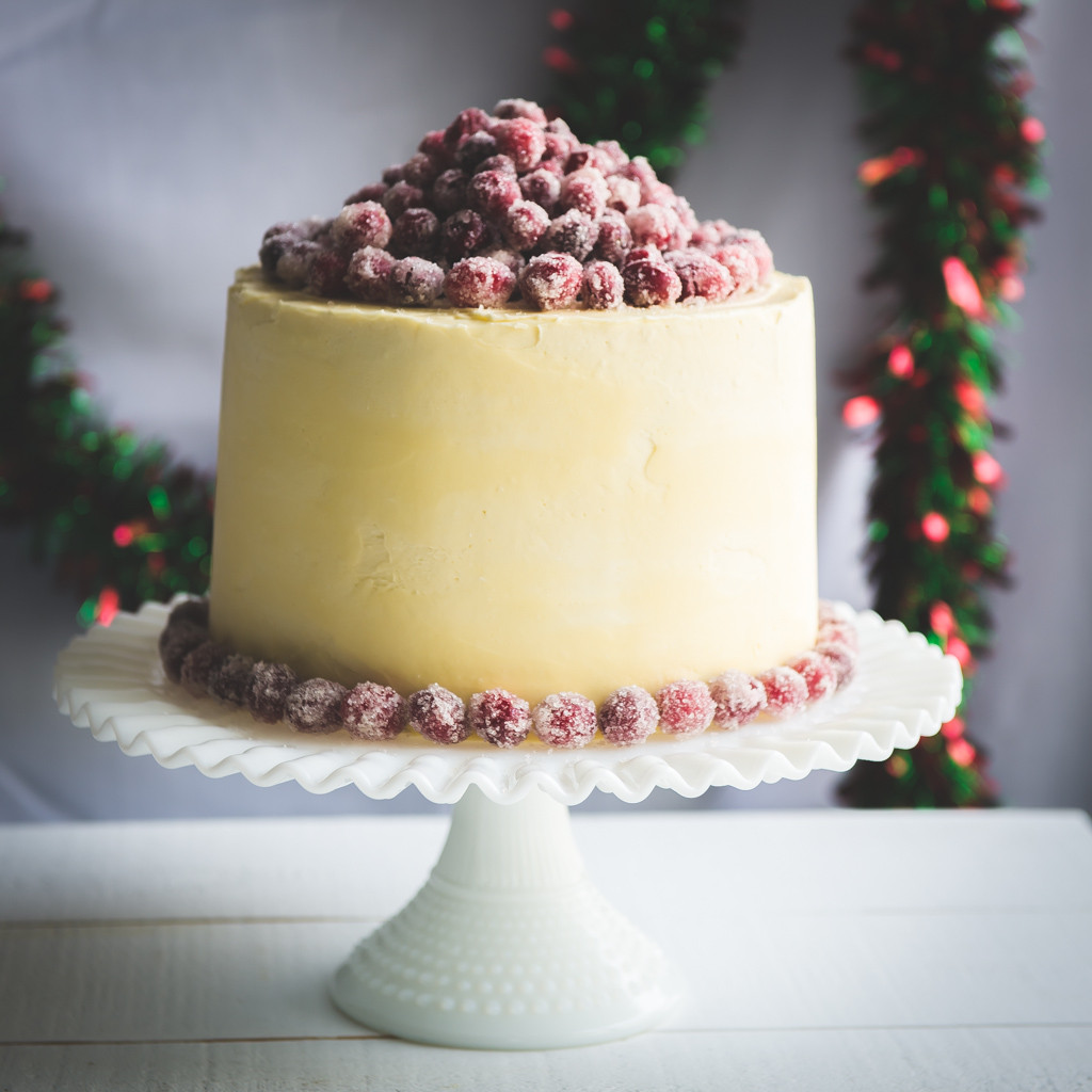 Chocolate Christmas Cake
 Christmas White Chocolate Cranberry Layer Cake