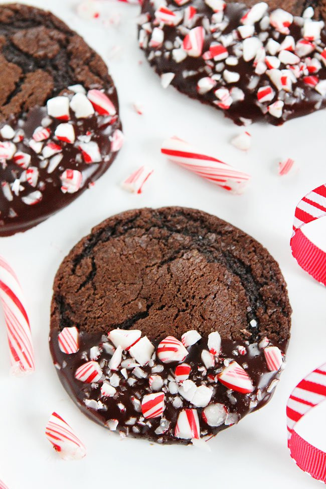 Chocolate Christmas Cookies Recipe
 Chocolate Peppermint Ganache Cookies