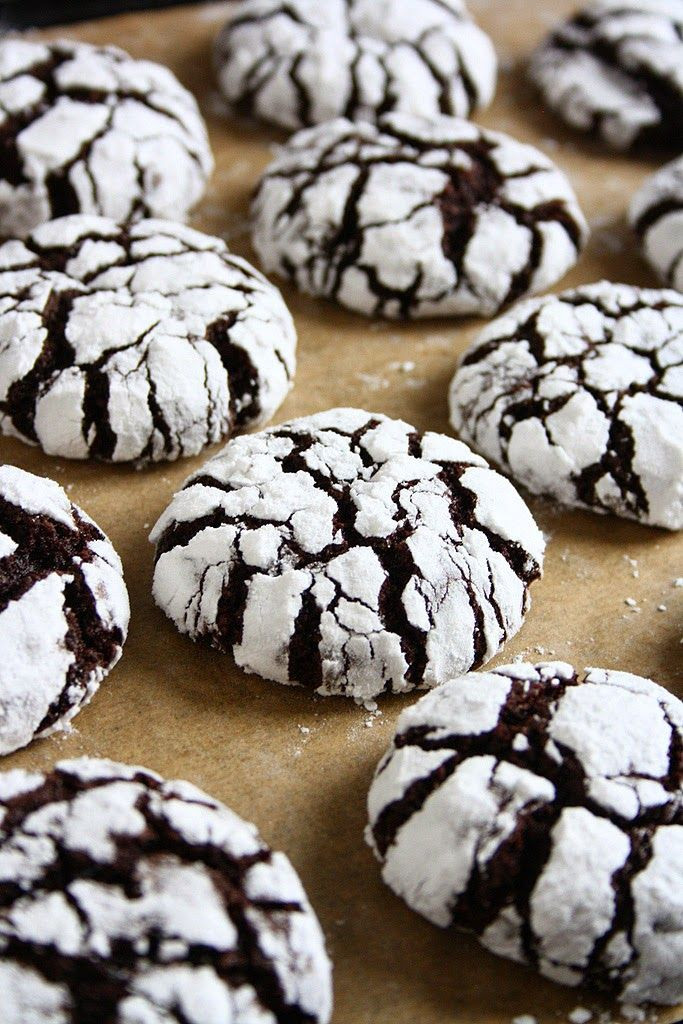 The Best Chocolate Christmas Cookies with Powdered Sugar – Best Recipes ...
