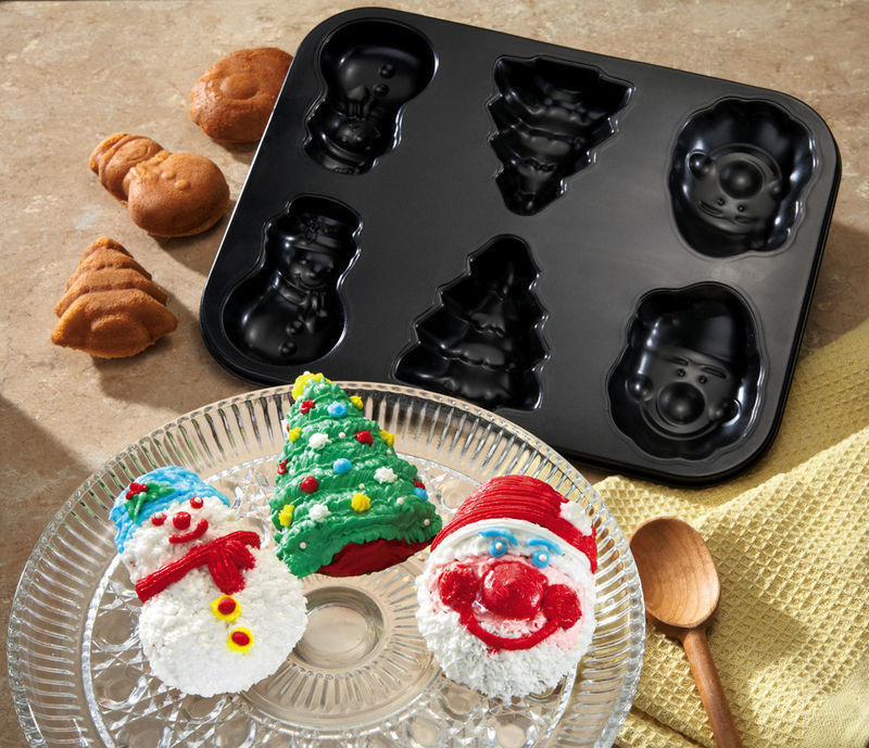 Christmas Baking Pans
 Christmas Shapes Holiday Carbon Steel Baking Pan New