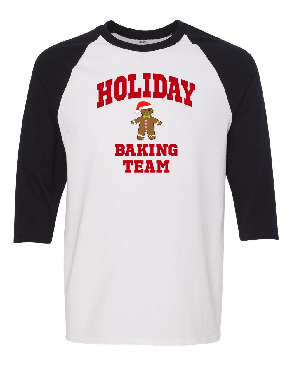 Christmas Baking Team Shirt
 Holiday Baking Team Christmas Cookies 3 4 Raglan Sleeve