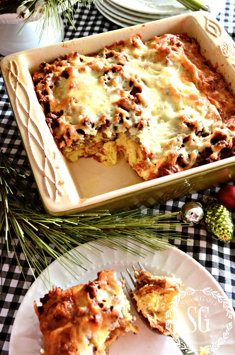 Christmas Breakfast Casseroles Recipes
 CHRISTMAS BREAKFAST CASSEROLE StoneGable