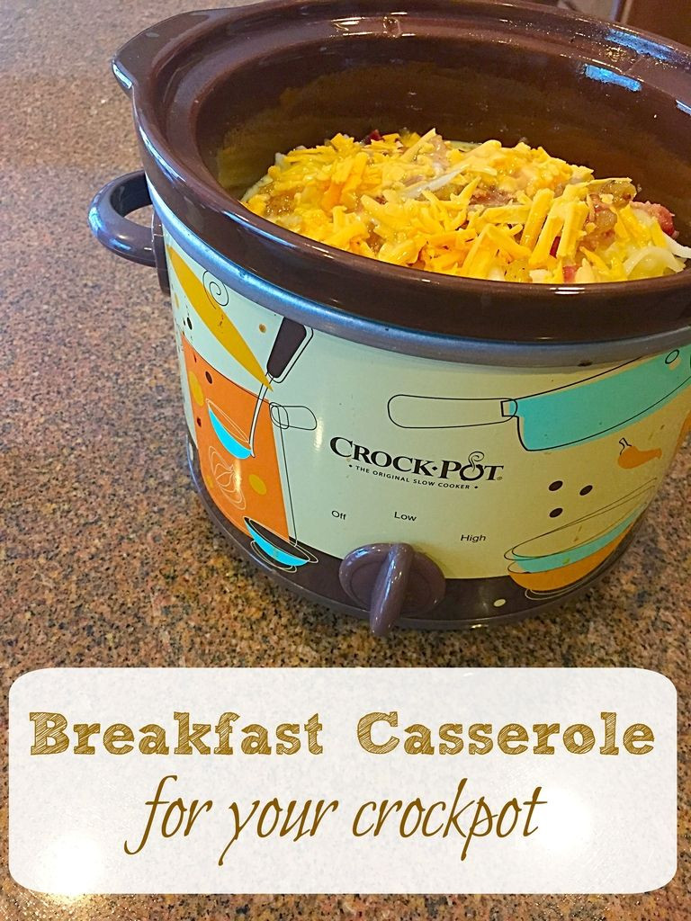 Christmas Breakfast Crockpot Recipes
 Crockpot Breakfast Casserole Recipe · The Typical Mom