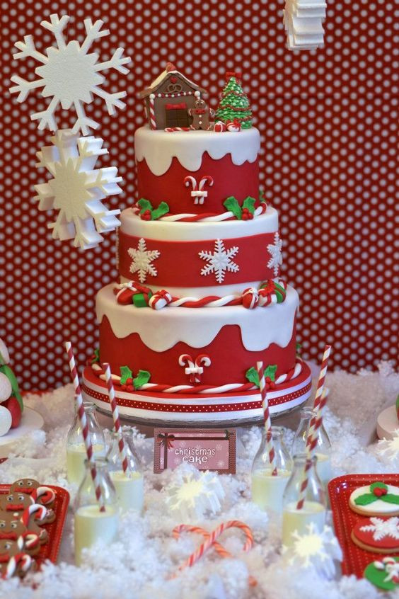 Christmas Cakes Pinterest
 Christmas cakes Cakes and Christmas on Pinterest