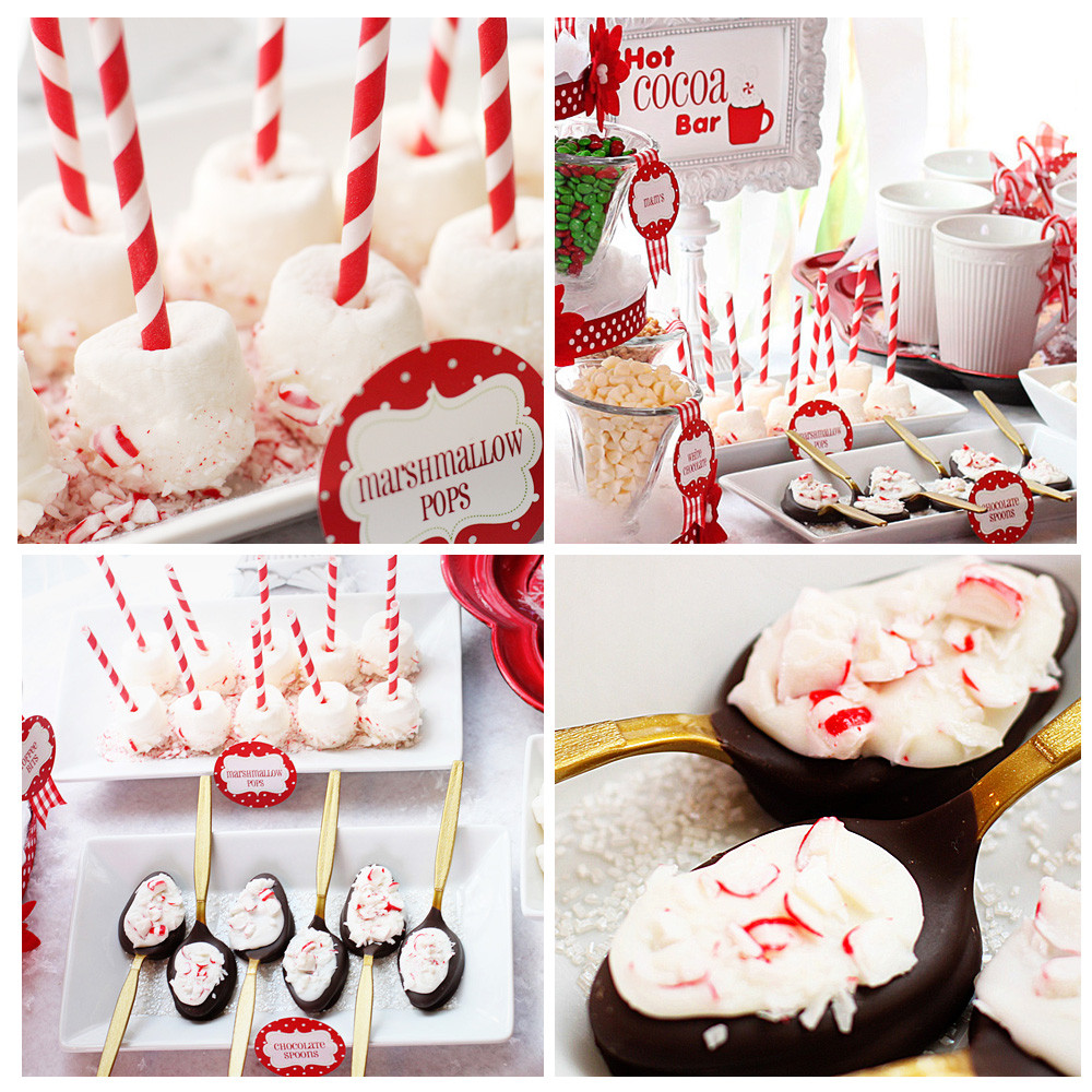 Christmas Candy Bar Ideas
 Amanda s Parties To Go Hot Cocoa Bar Ideas