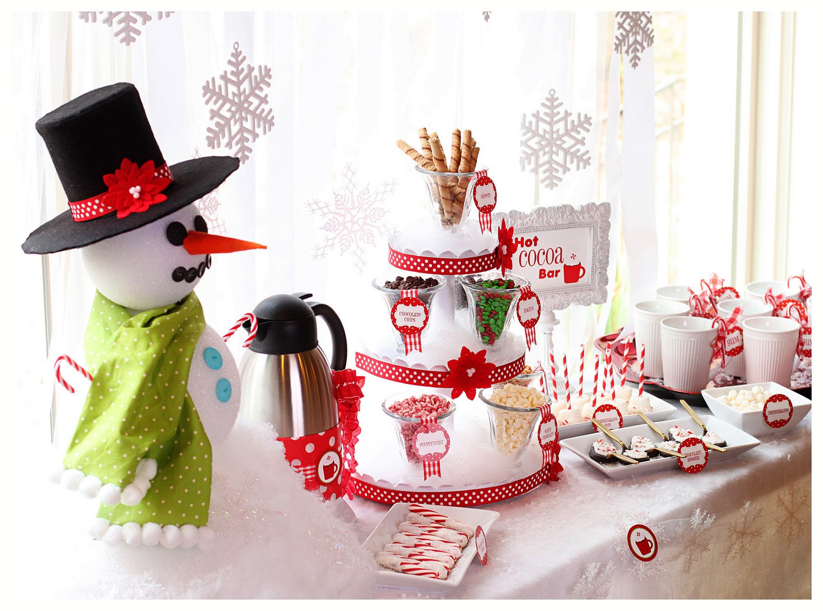 Christmas Candy Bar Ideas
 Amanda s Parties To Go Hot Cocoa Bar Ideas