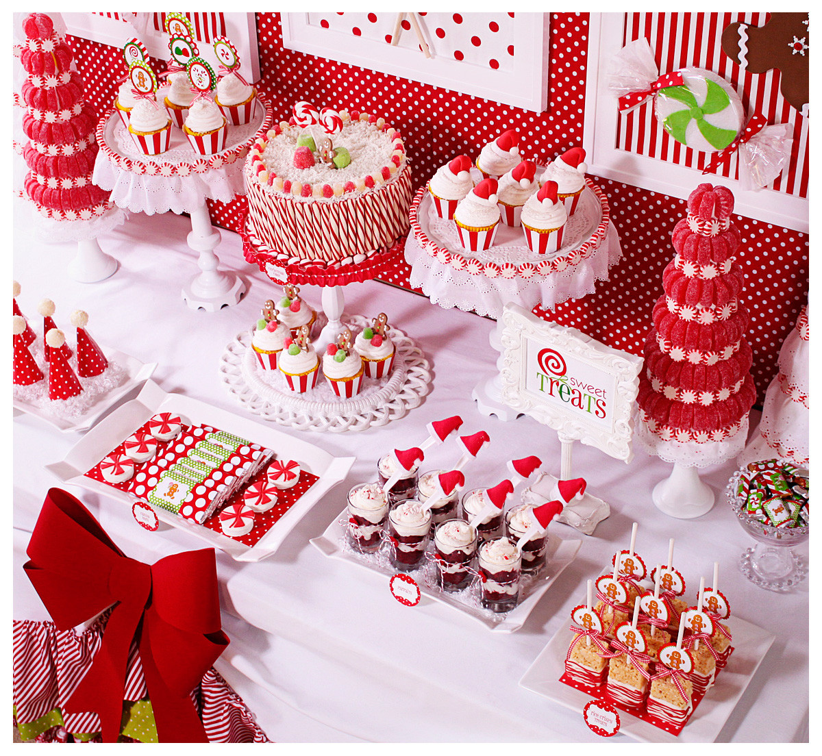 Christmas Candy Bar Ideas
 Amanda s Parties To Go Candy Christmas Dessert Table