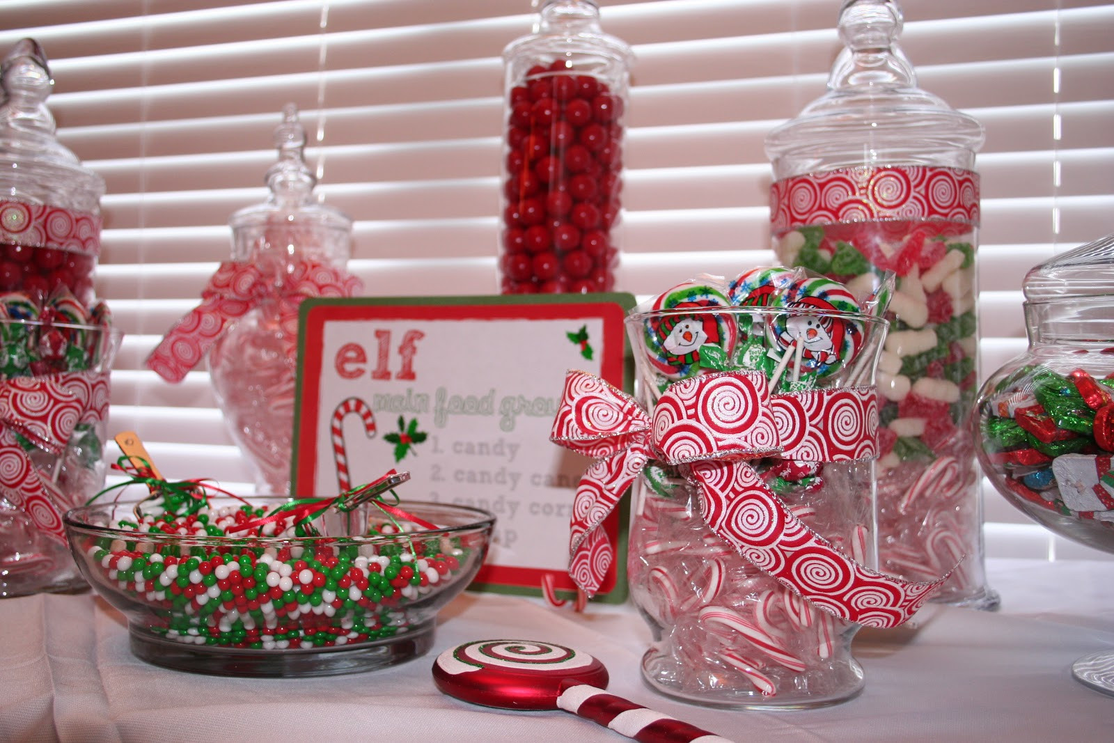 Christmas Candy Bar
 Classic Events By Kris Christmas Candy Buffet
