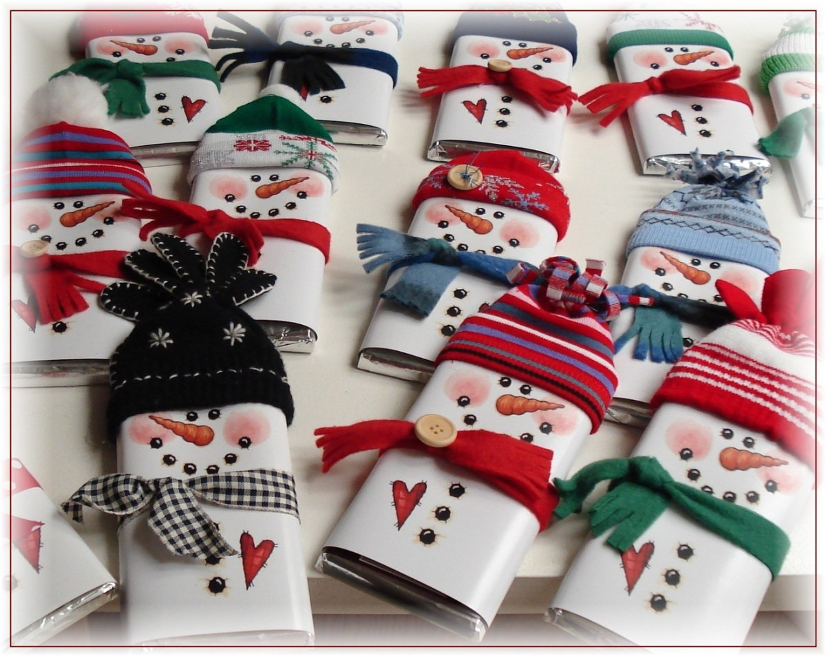 Christmas Candy Bar Wrappers
 Printable Snowman Candy Bar Wrappers – Home and Garden