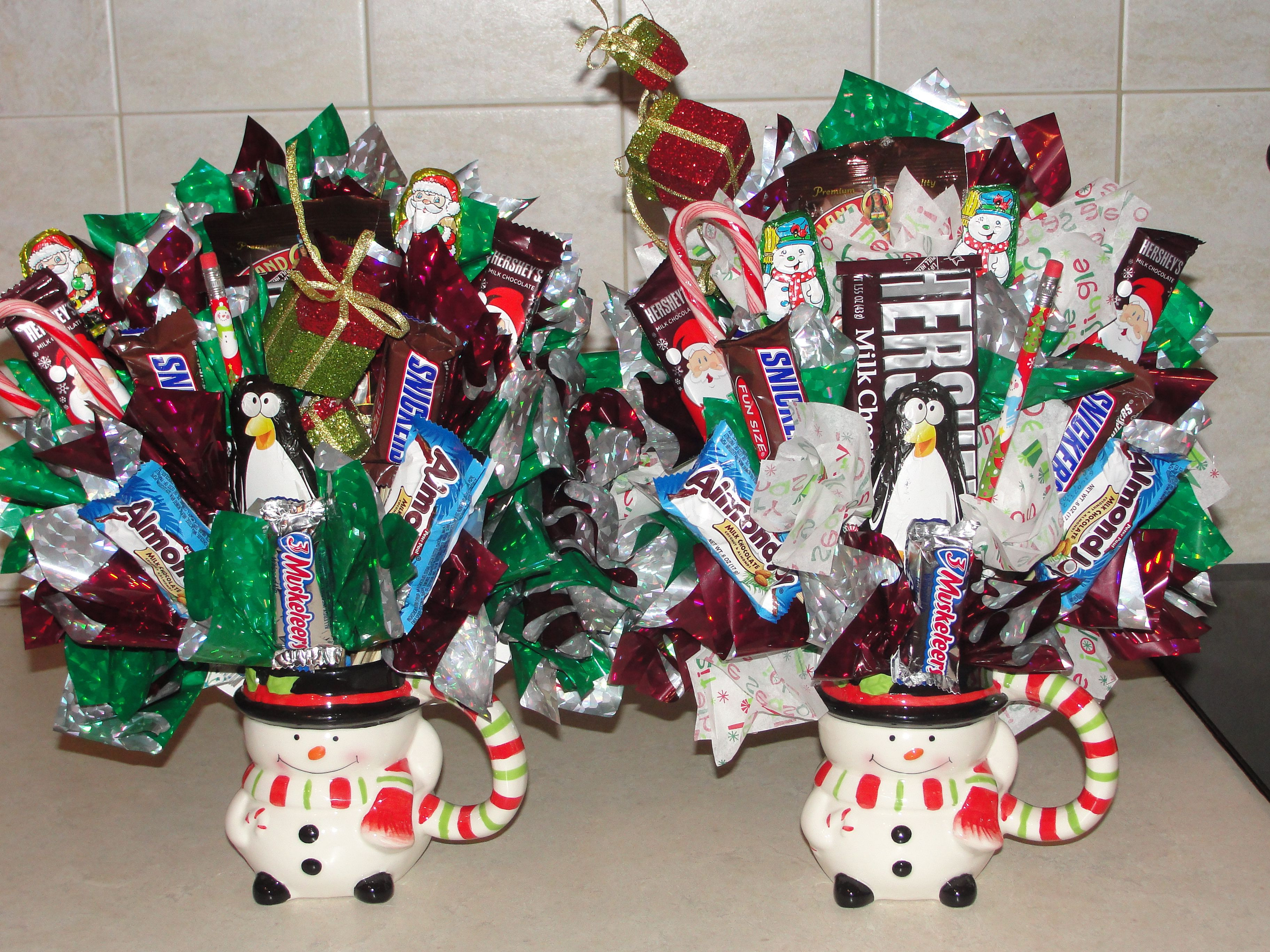 Christmas Candy Baskets
 Christmas Bouquets Candy Bouquets