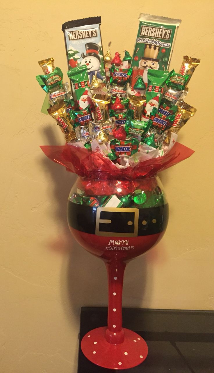Christmas Candy Baskets
 17 Best images about Creative Candy & Food Gifts on