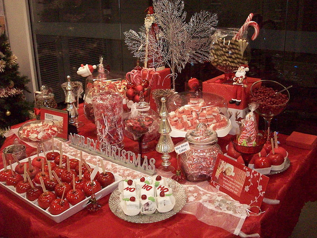 Christmas Candy Buffet
 "I Do " Northern California Style Wedding Candy Buffets