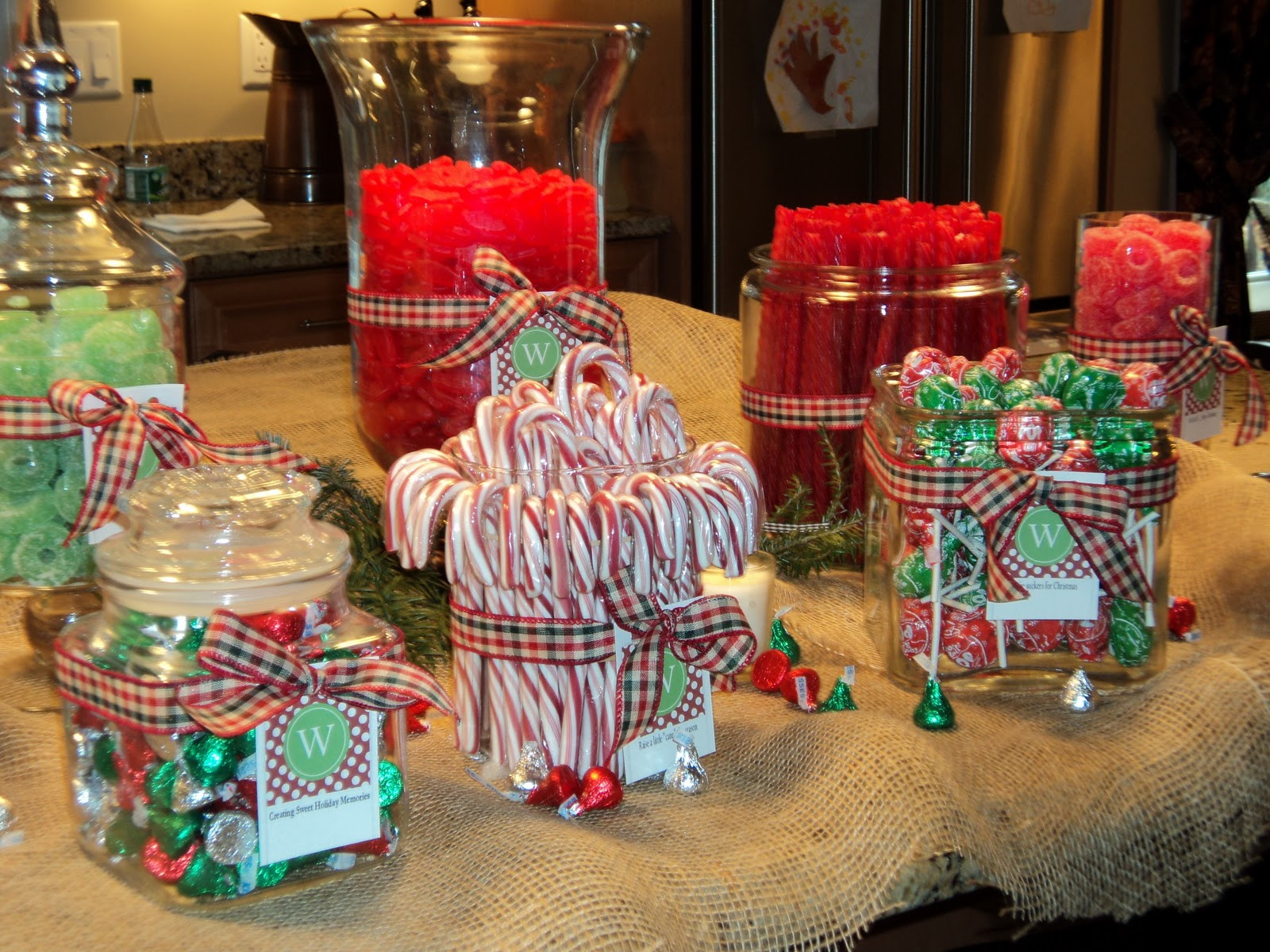 Christmas Candy Buffets
 The Fine Living Muse A Farmhouse Christmas Party