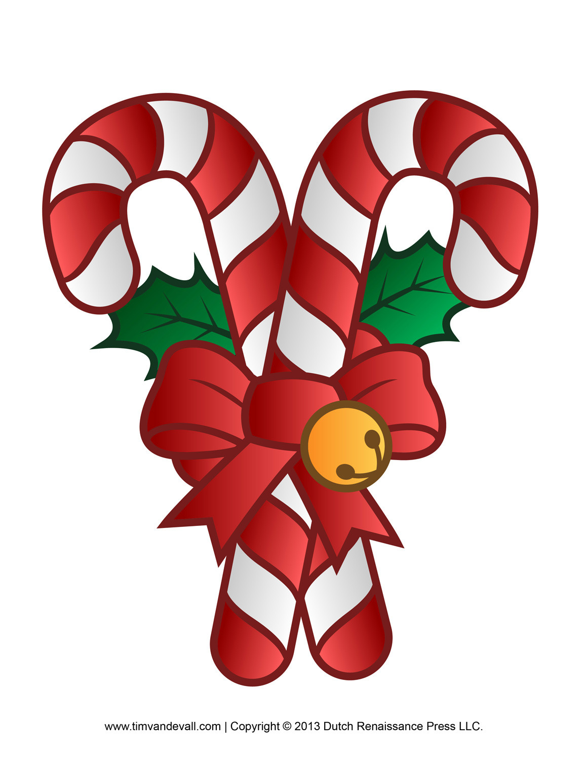Christmas Candy Cane Images
 Free Candy Cane Template Printables Clip Art & Decorations