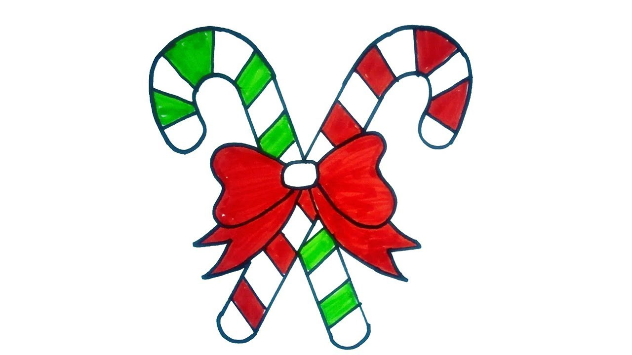 Christmas Candy Cane Images
 How to Draw a Cartoon Christmas Candy