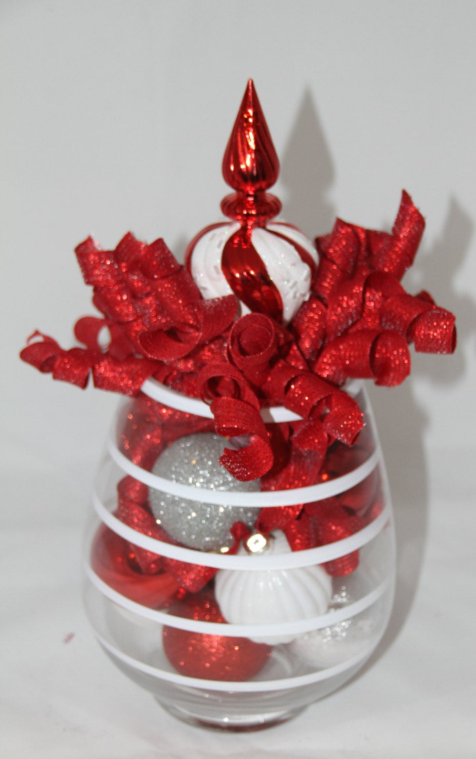 Christmas Candy Centerpieces
 Christmas Centerpiece Centerpieces Candy Cane Striped