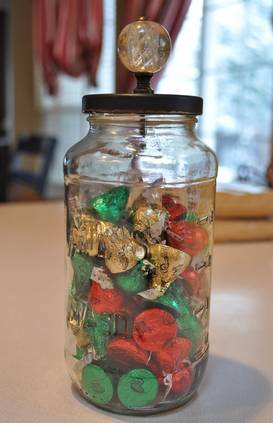 Christmas Candy Containers
 Lisa s Scribbles Blog Archive DIY Christmas Candy Jars