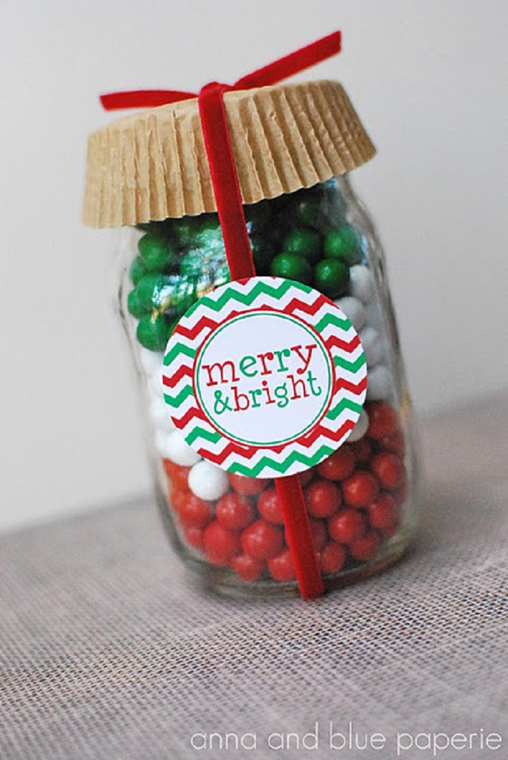 Christmas Candy Containers
 Top 10 Mason Jars Christmas Decorations For Your Cookies