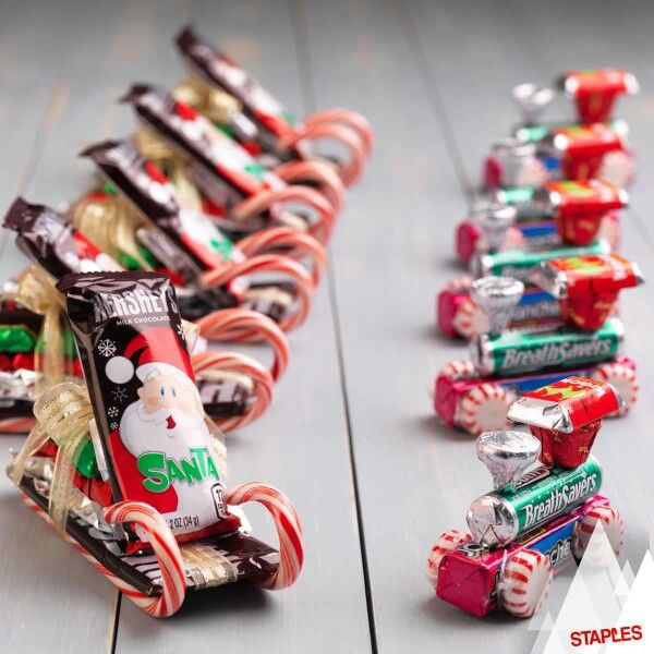Christmas Candy Craft Ideas
 Candy Santa sleigh and train Jingle Me