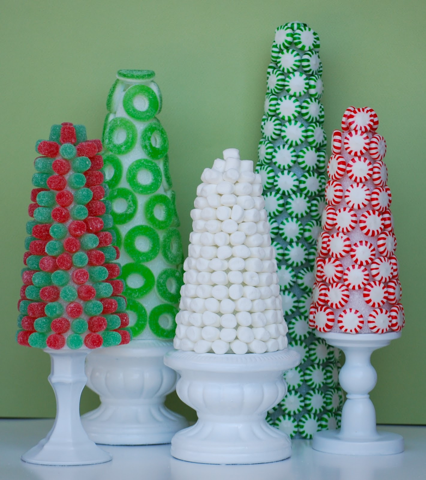 Christmas Candy Decorations
 Christmas Candy Trees Amanda Jane Brown
