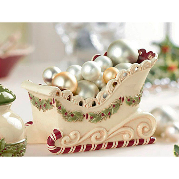 Christmas Candy Dishes
 Christmas Sleigh Ceramic Candy Dish