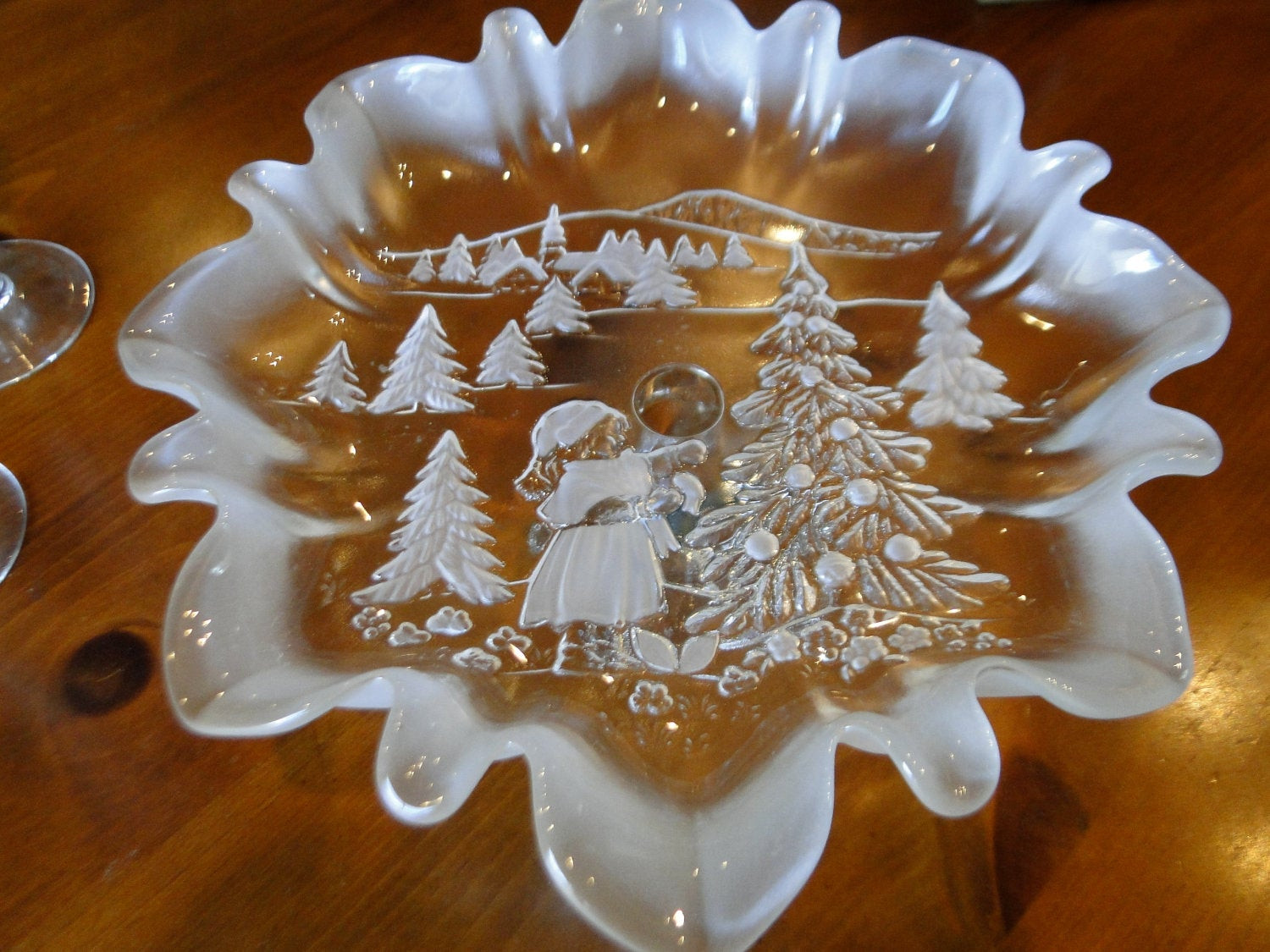 Christmas Candy Dishes
 Decorative Christmas holiday candy dish serving piece