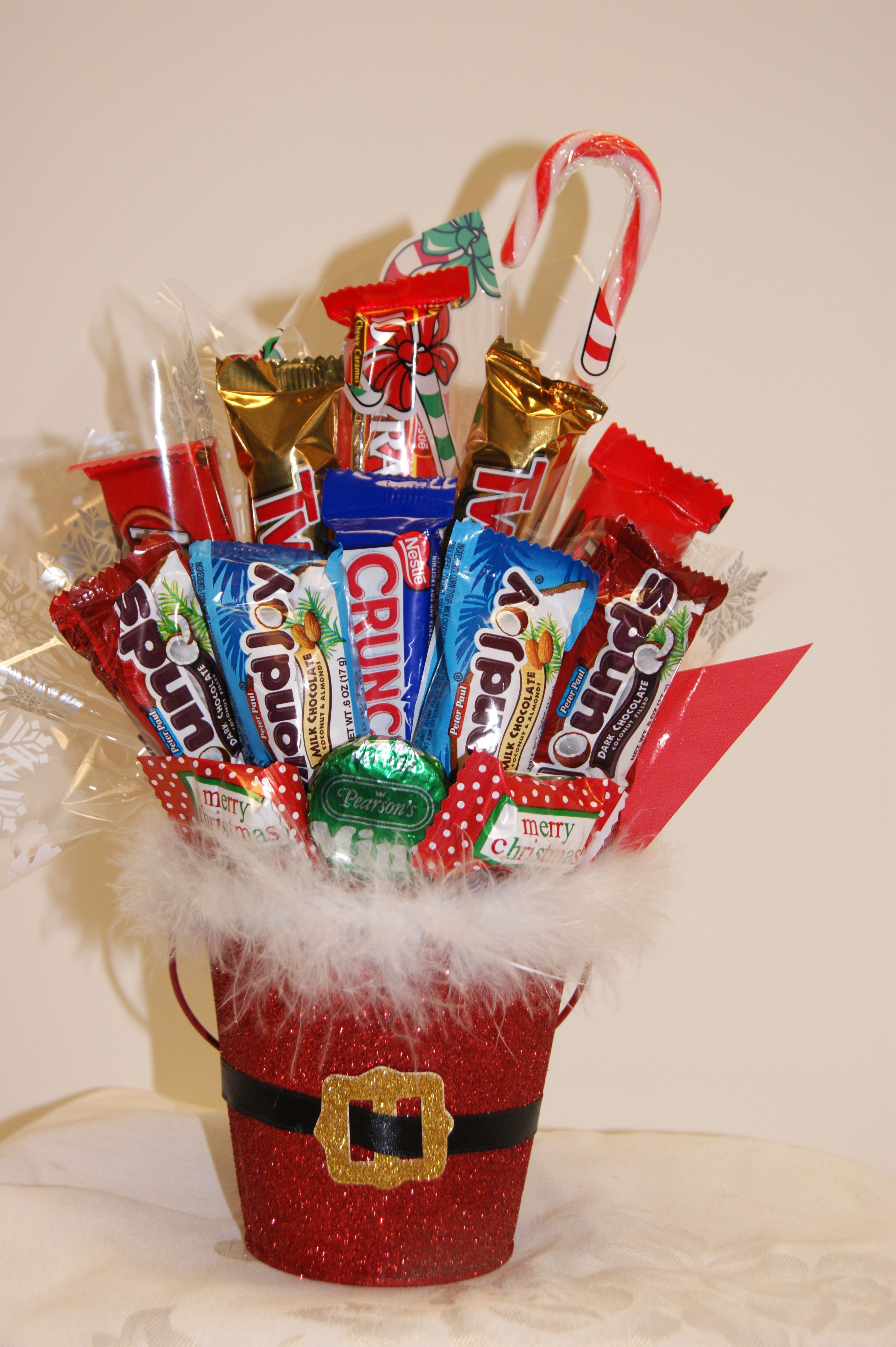 Christmas Candy Favors
 christmas candy bouquets