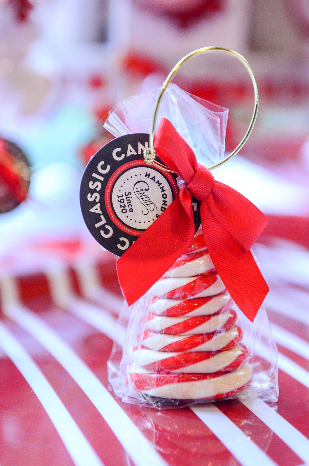 Christmas Candy Favors
 Glittering Red & White Christmas Party