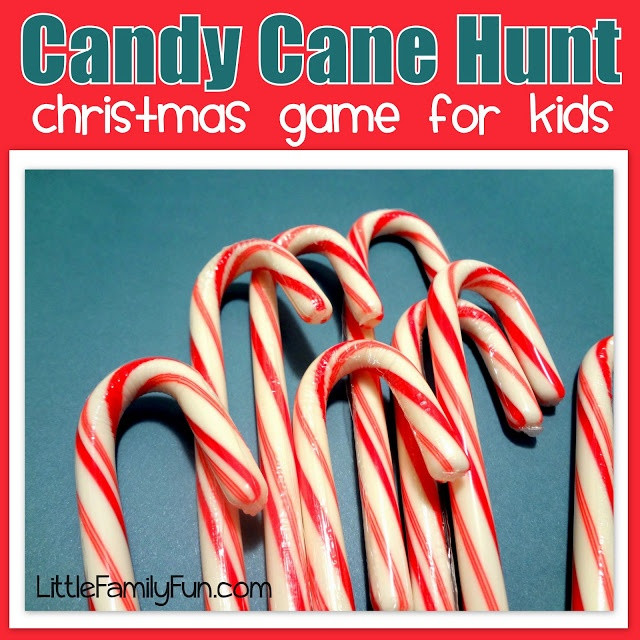 Christmas Candy Games
 we can hide candy canes around the house and whoever finds