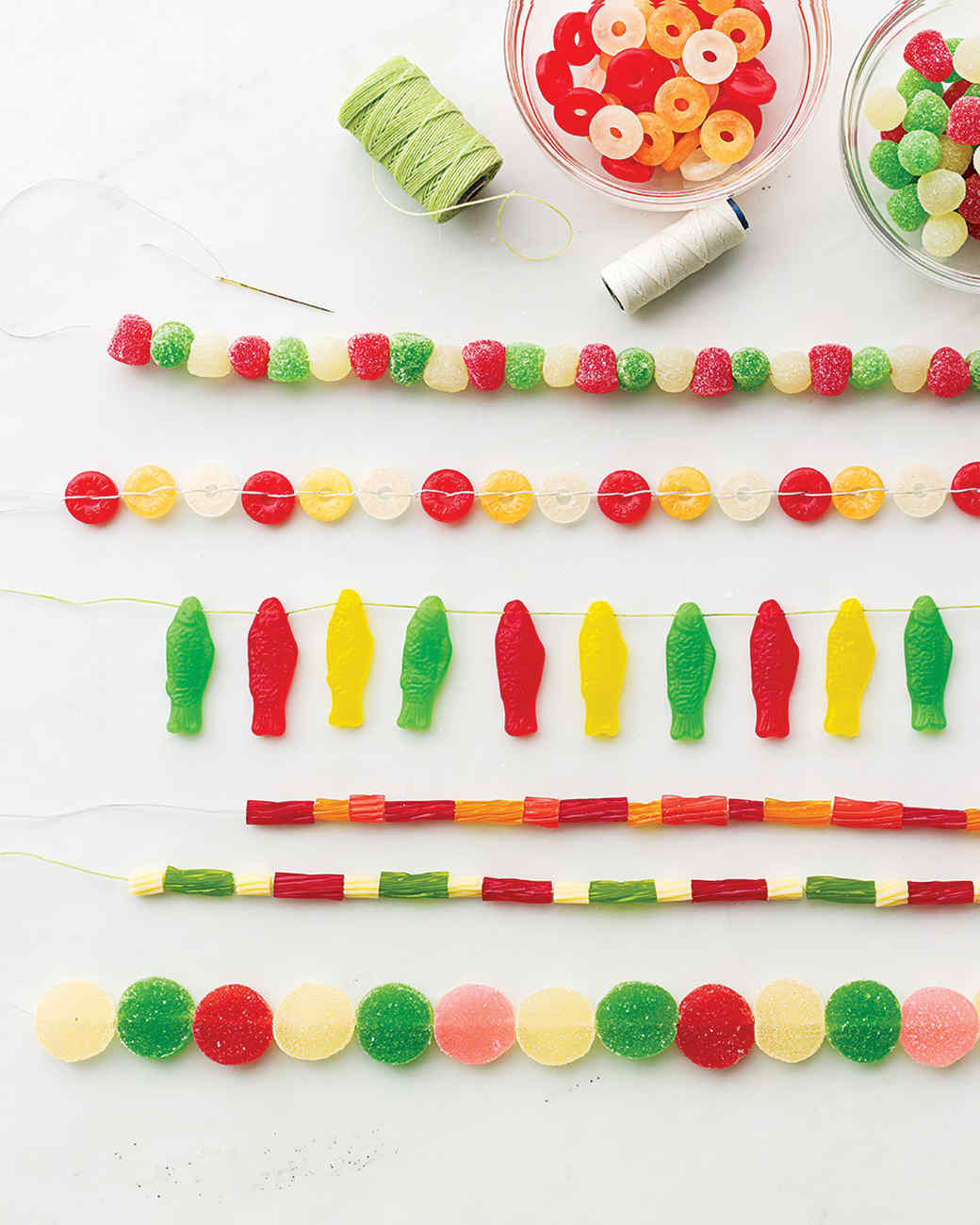 Christmas Candy Garland
 Gumdrop Christmas Garlands