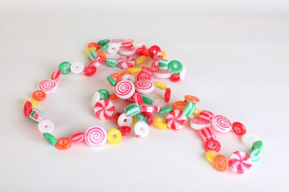 Christmas Candy Garlands
 Christmas decor plastic candy garland