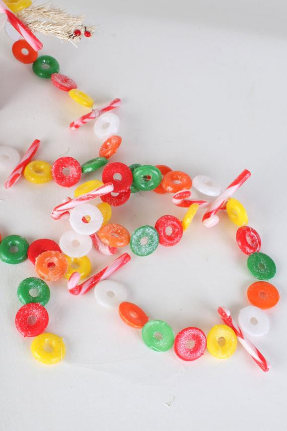 Christmas Candy Garlands
 Christmas decor plastic candy garland by thisvinta hing