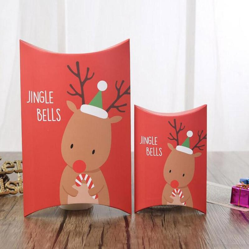 Christmas Candy Gift Boxes
 Merry Christmas Pillow Boxes DIY Christmas Gift Box Candy