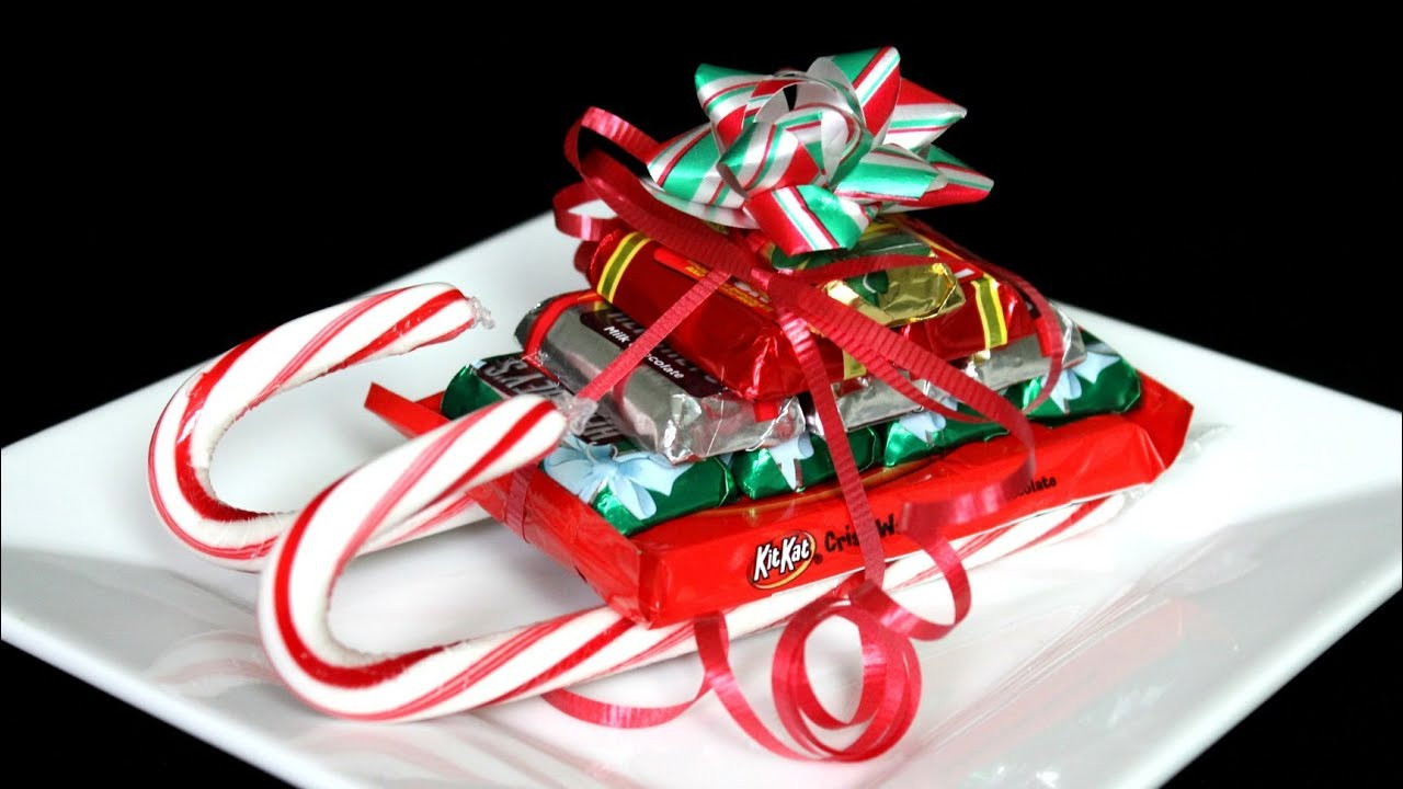 Christmas Candy Sleigh
 CHRISTMAS CANDY CANE SLEIGH HOW TO