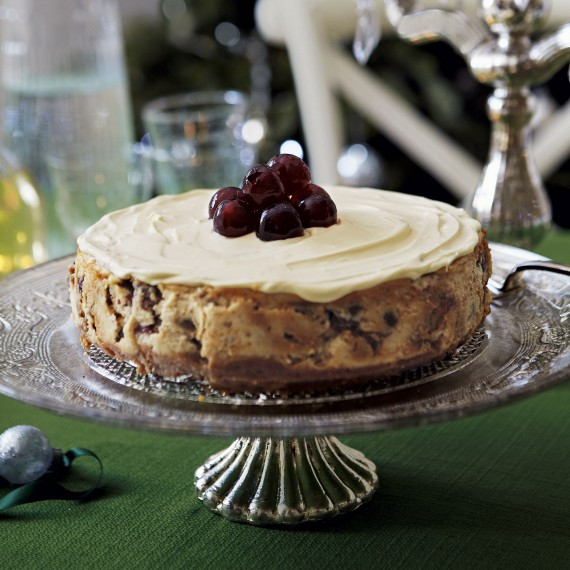 Christmas Cheesecake Recipe
 Christmas Cheesecake with Soaked Fruits Woman And Home