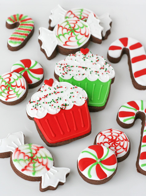 Christmas Cookie Icing Ideas
 Peppermint Candy Decorated Cookies – Glorious Treats