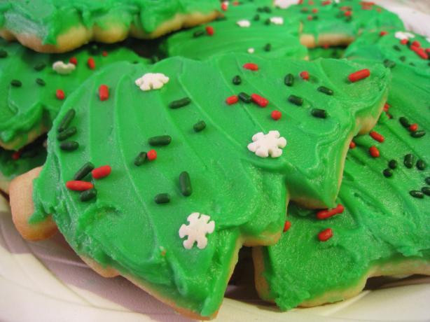 Christmas Cookie Icing That Hardens
 Kittencals Buttery Cut Out Sugar Cookies W Icing That