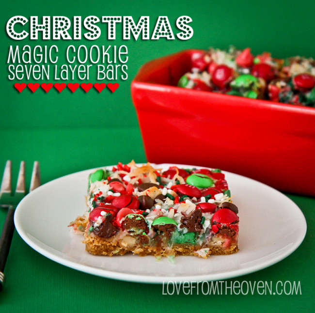 Christmas Cookies And Bars
 Christmas Magic Cookie Bars