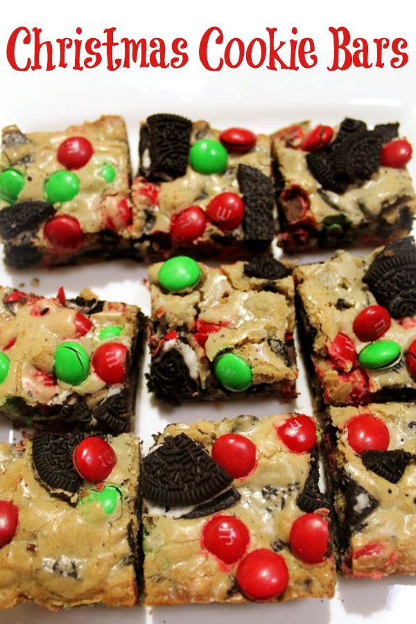 Christmas Cookies Bars Recipes
 17 Best images about Christmas food & drinks on Pinterest