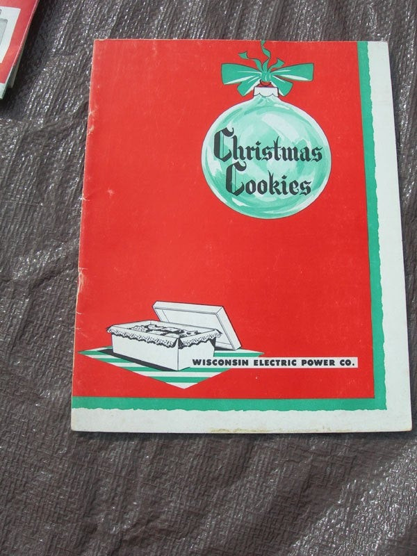 Christmas Cookies Cookbooks
 Vintage Christmas Cookie Cookbook From Wisconsin Electric