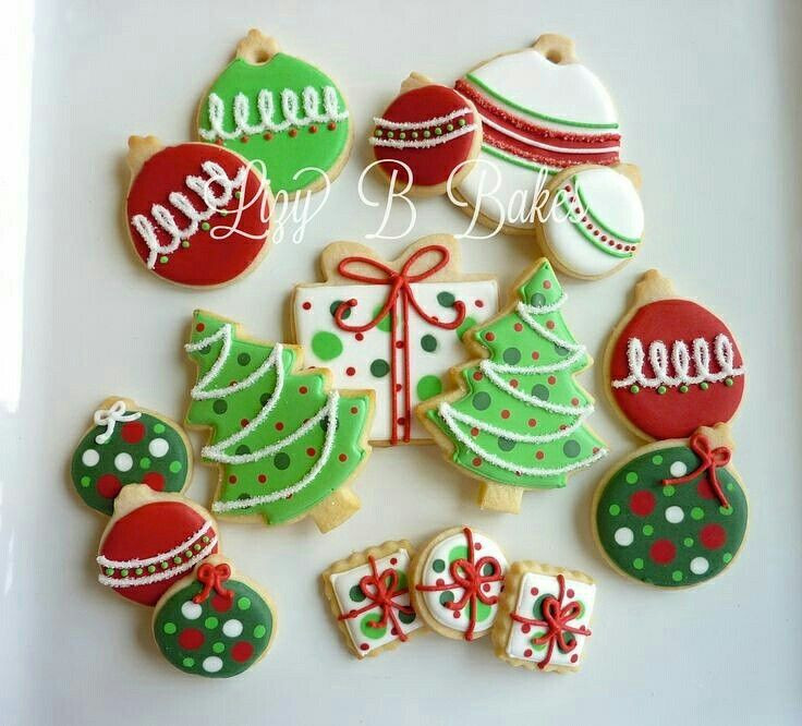 Christmas Cookies Decorating Ideas
 1757 best cookies Christmas images on Pinterest
