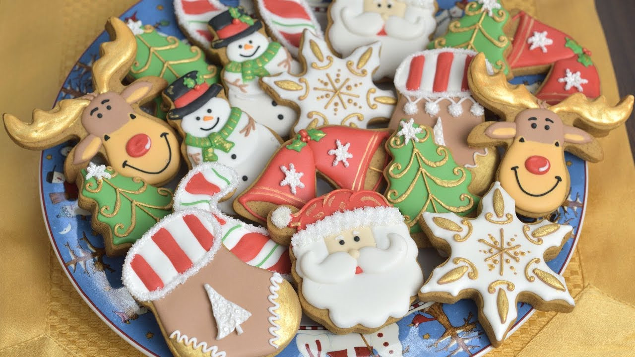 Christmas Cookies Images
 CHRISTMAS COOKIES Decorating with Royal Icing for