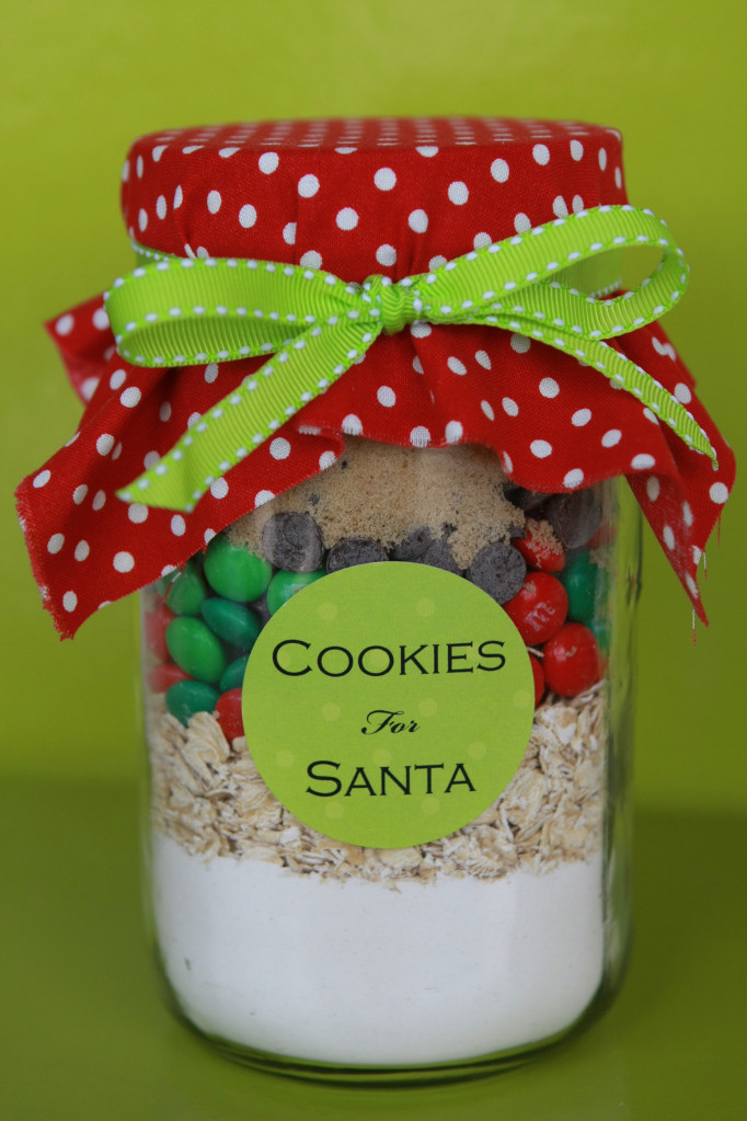 Christmas Cookies In A Jar Recipe
 Cookies in a Jar for Santa