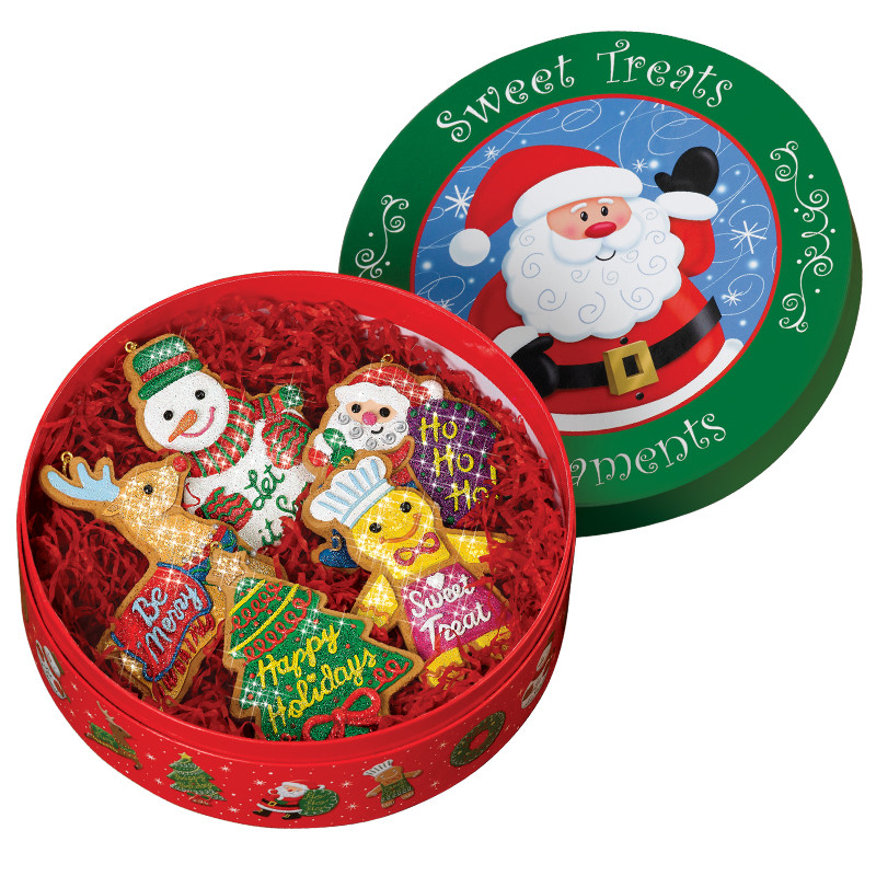 Christmas Cookies In A Tin
 Christmas Cookies Ornament Set