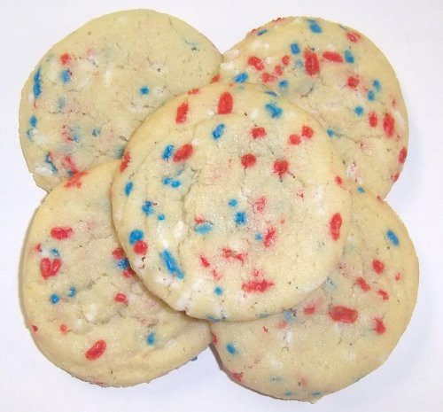 Christmas Cookies In Blue Tin
 Scott’s Cakes Red White & Blue Jimmie Sugar Cookies in a