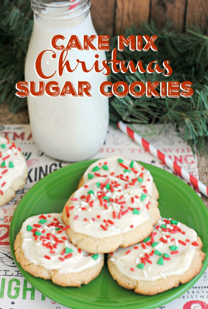 Christmas Cookies Mix
 Cake Mix Christmas Sugar Cookies Recipe