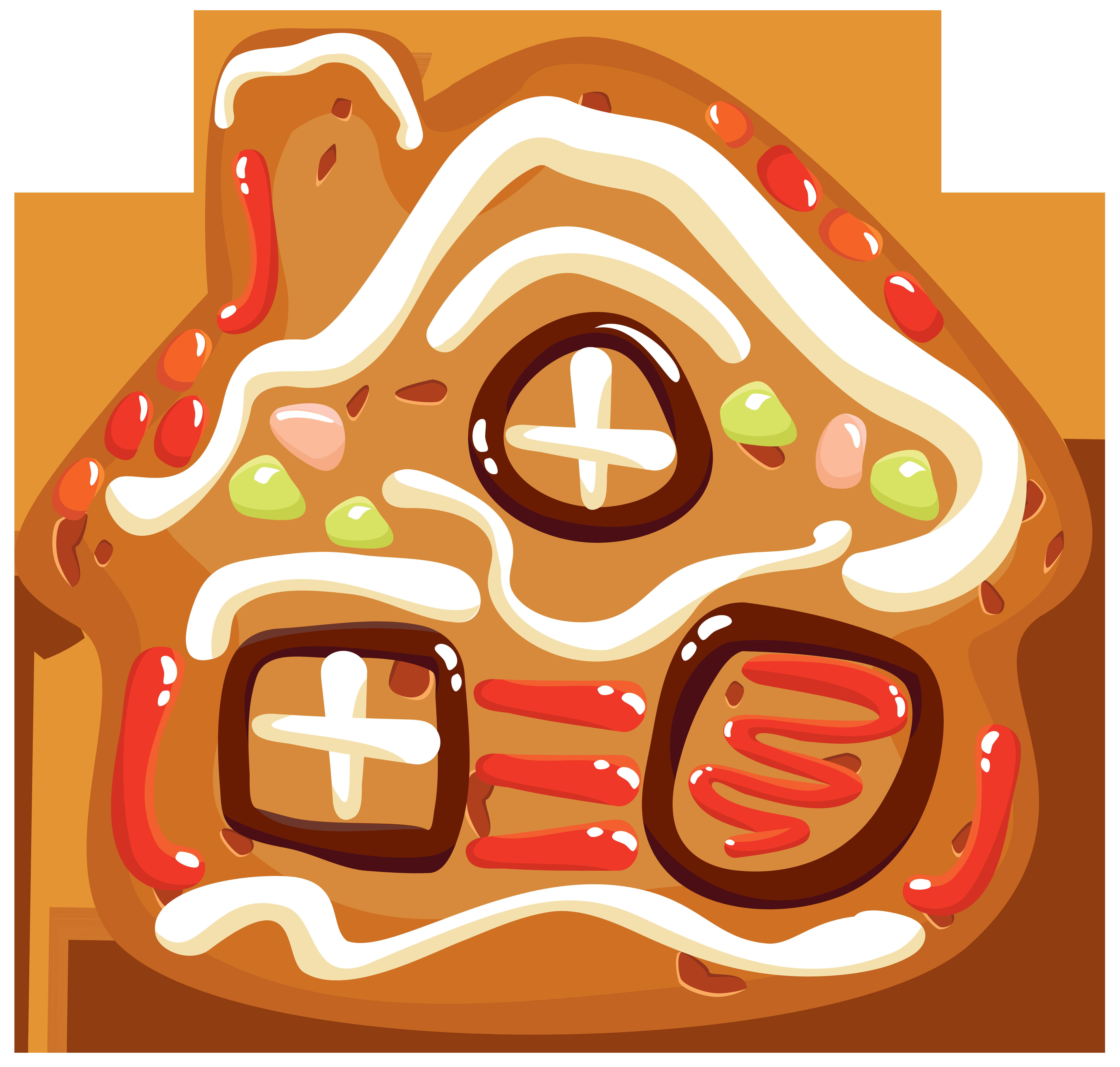 Christmas Cookies Png
 Christmas Cookie House PNG Clipart Image