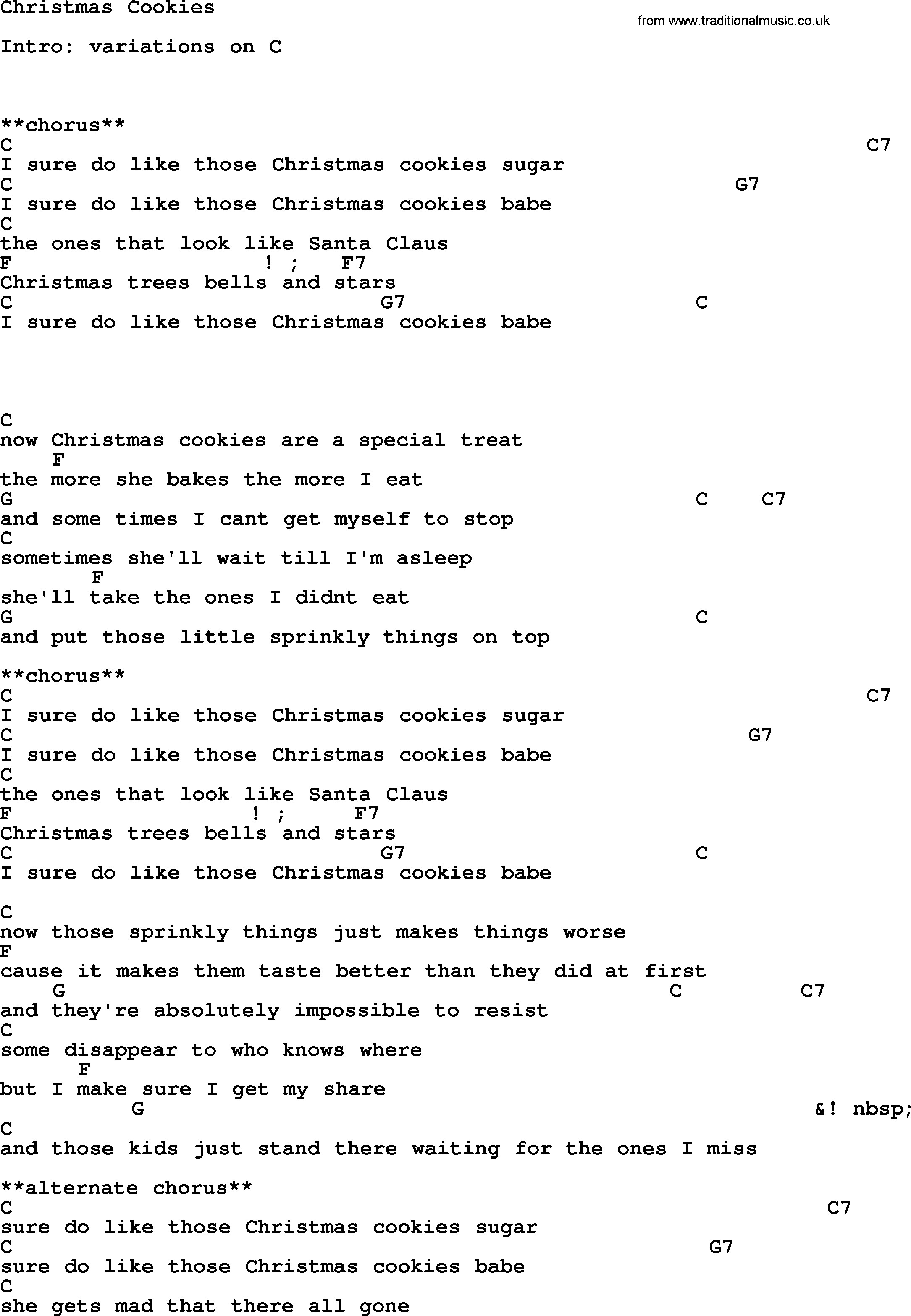 Christmas Cookies Song George Strait
 Christmas Cookies by George Strait lyrics and chords